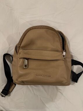 Marc Jacobs Beige/Tan Leather Mini Backpack